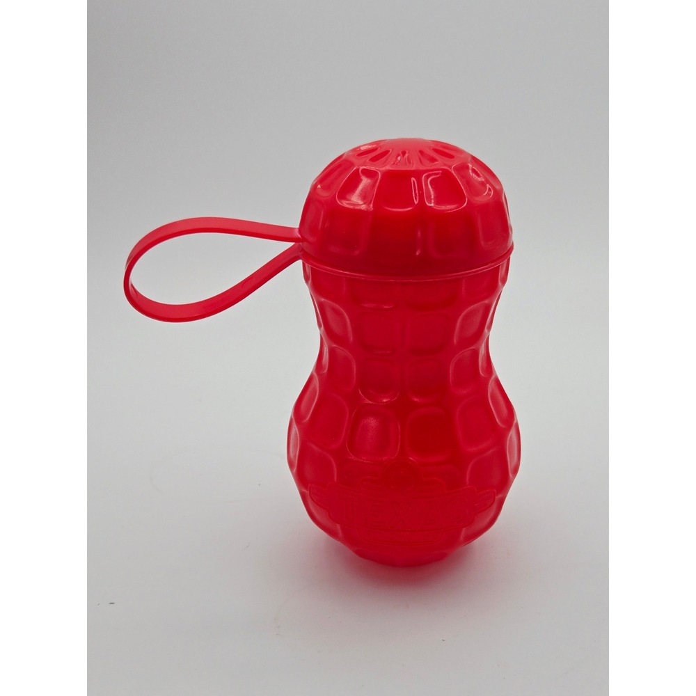 Texas Roadhouse Red Peanut Shaped Souvenir Cup Peanut Storage with Strap